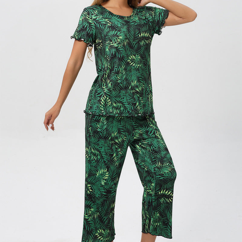 Bambola | Completo Elastico con Stampa Floreale
