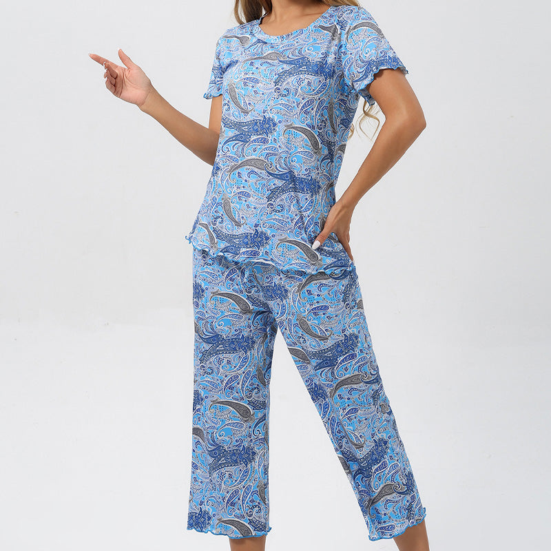 Bambola | Completo Elastico con Stampa Floreale