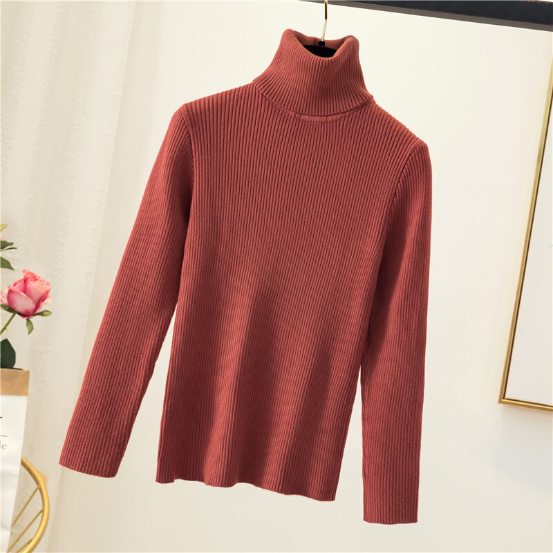 Amada | Lussuoso Maglione a Collo Alto