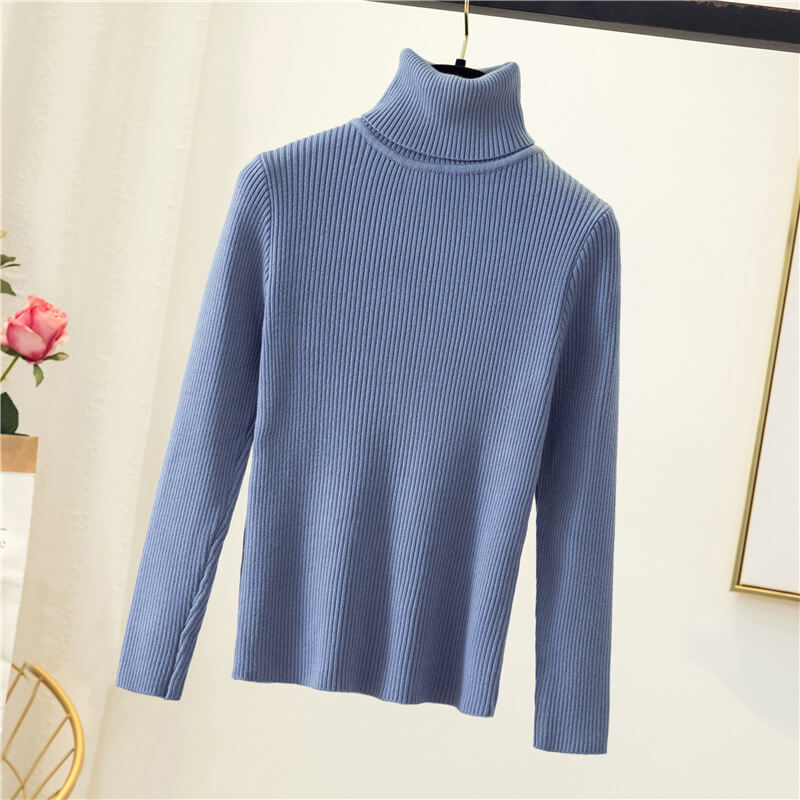 Amada | Lussuoso Maglione a Collo Alto