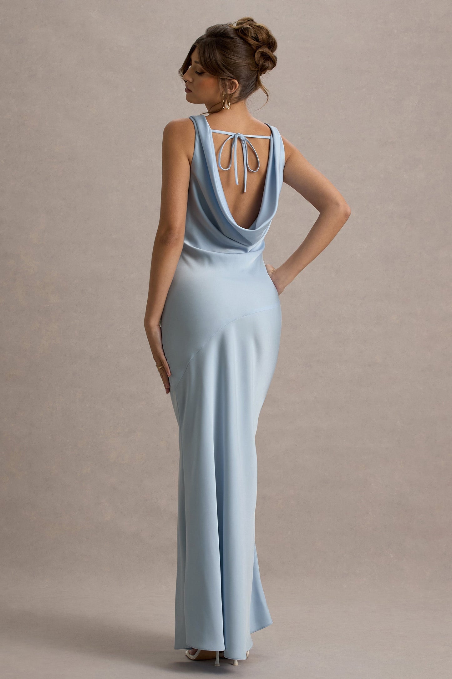 Alesso | Elegante Vestito Lungo Satinato