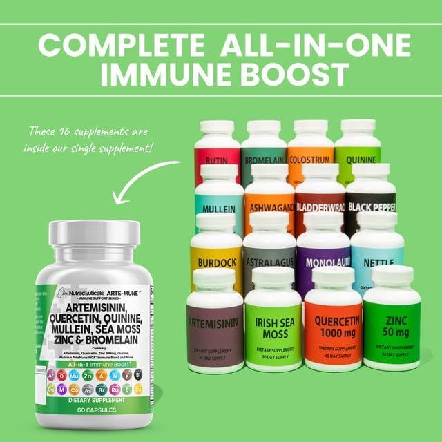 ArteImune | Rafforza le tue difese con Artemisinina, Quercetina e Bromelina