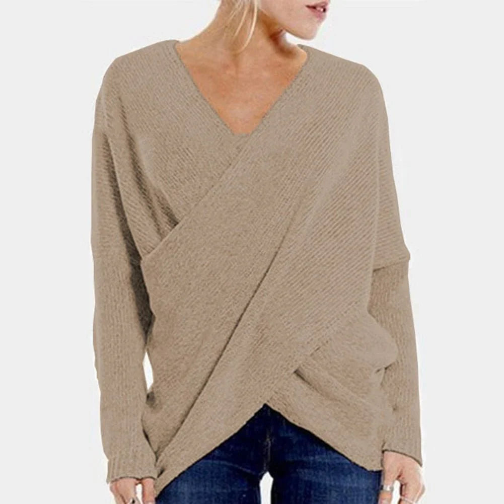 Ilse™ | Maglione Casual Incrociato