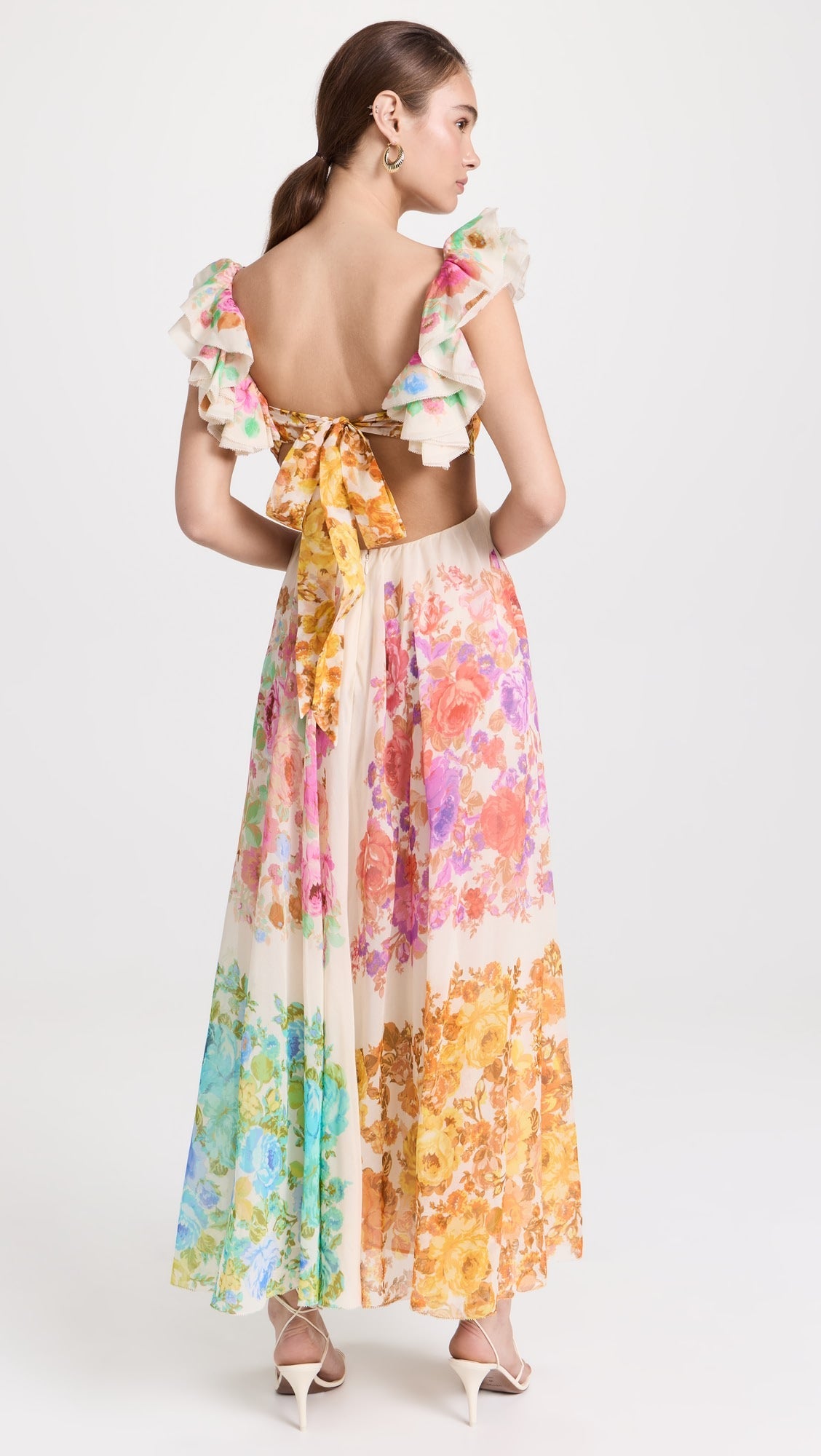 Zelia | Abito Midi con Spalline a Volant