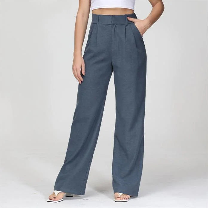 Pantaloni Sartoriali a Gamba Larga