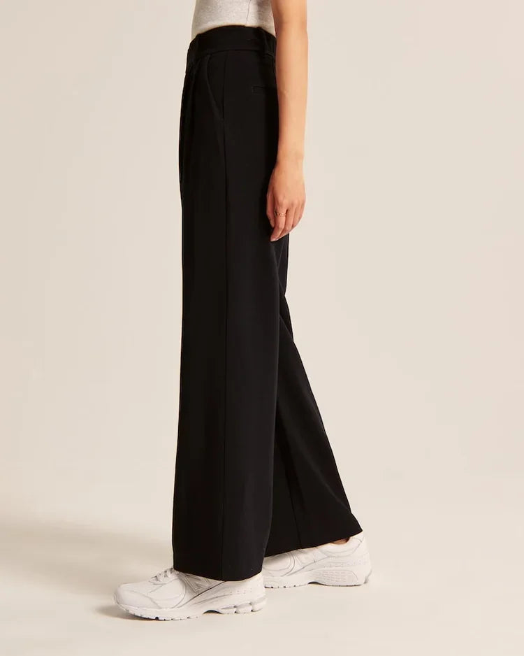 Pantaloni Sartoriali a Gamba Larga