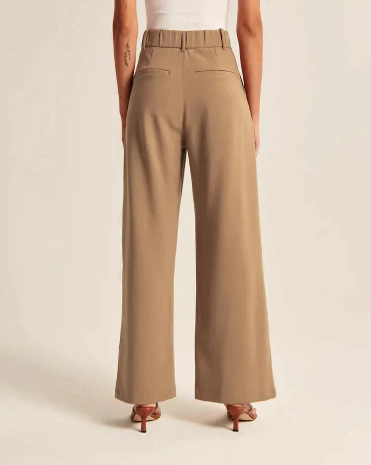 Pantaloni Sartoriali a Gamba Larga