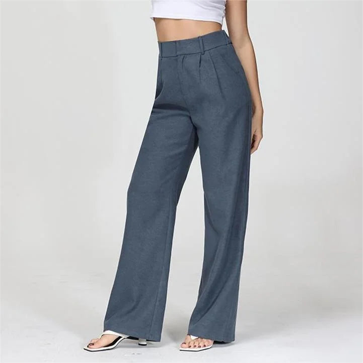 Pantaloni Sartoriali a Gamba Larga