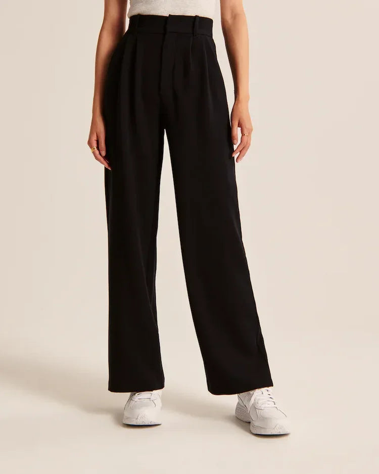 Pantaloni Sartoriali a Gamba Larga