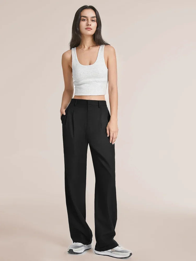 Pantaloni Sartoriali a Gamba Larga