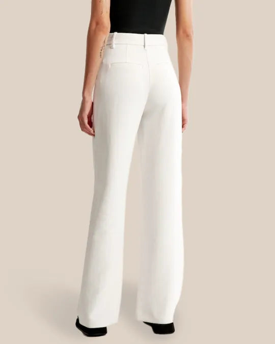 Pantaloni Sartoriali a Gamba Larga
