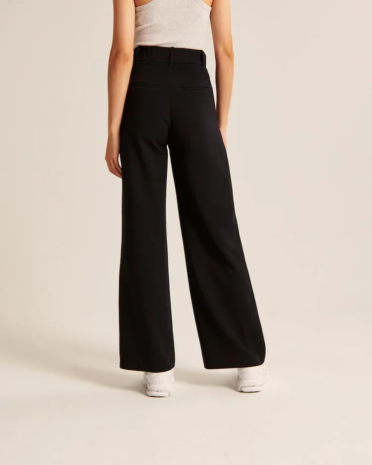 Pantaloni Sartoriali a Gamba Larga