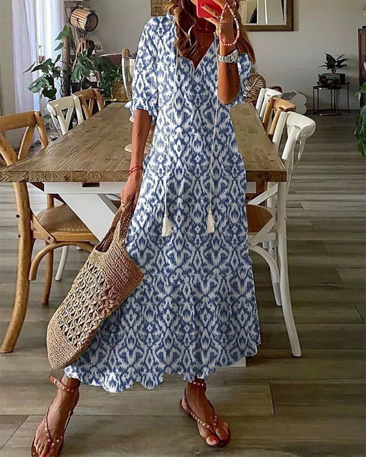 Giustina | Vestito Lungo Stile Bohemio