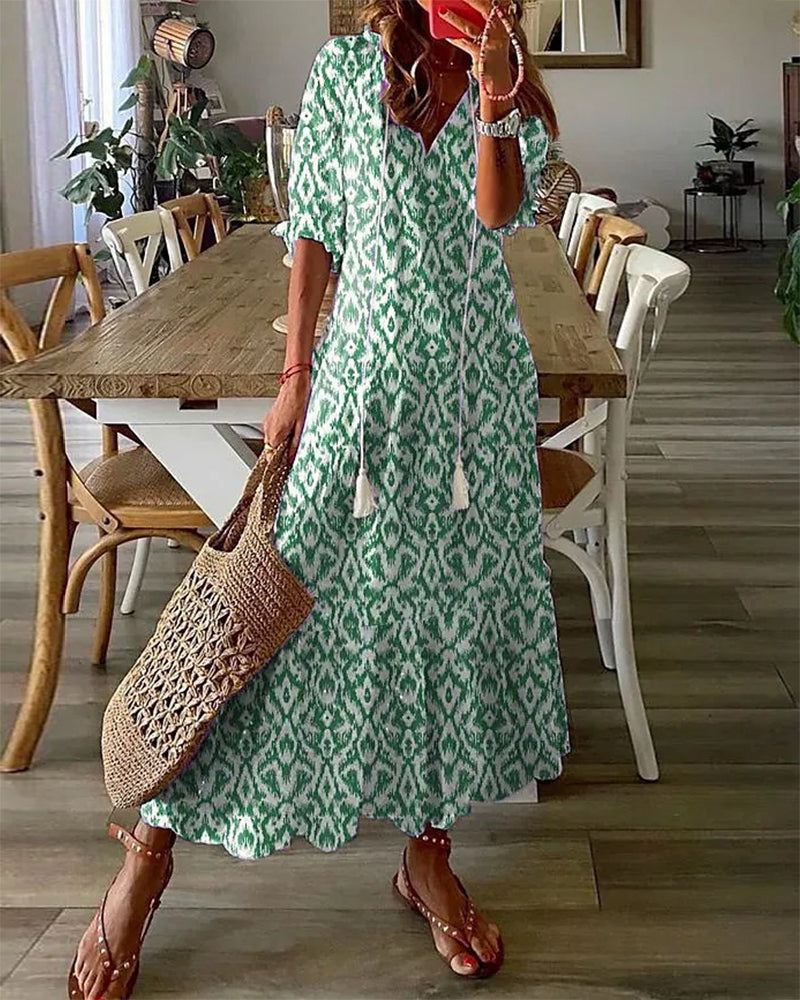 Giustina | Vestito Lungo Stile Bohemio