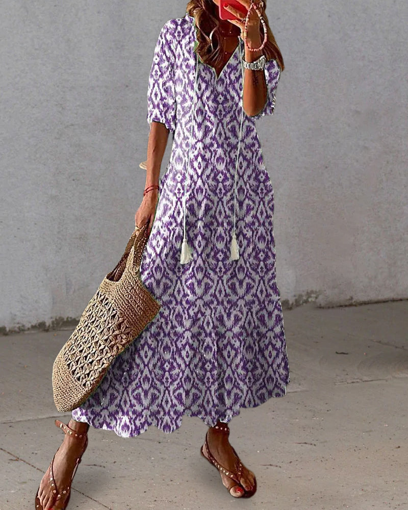 Giustina | Vestito Lungo Stile Bohemio