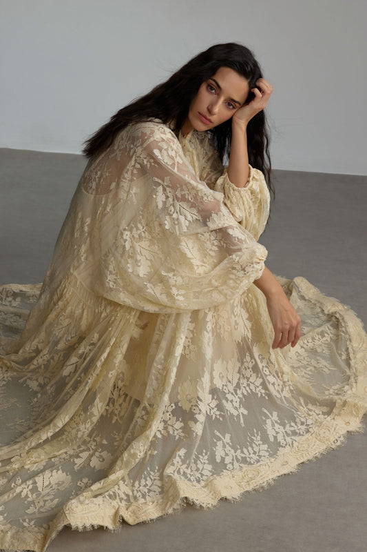 Westlyn | Vestito Lungo in Pizzo