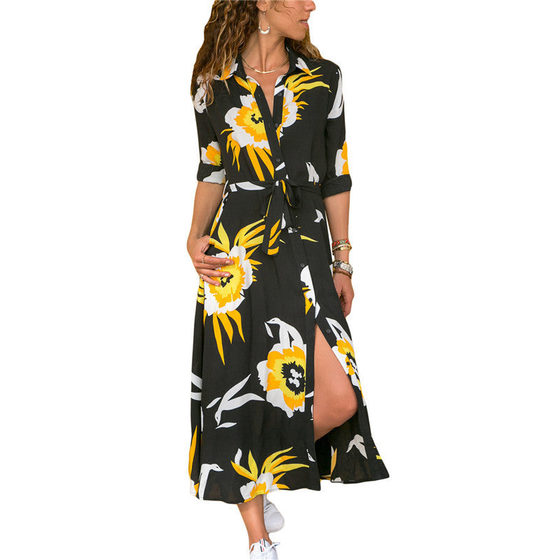 Roxana | Vestito Lungo Floreale