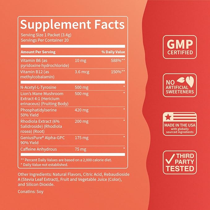 SuperFocus | Bevanda in Polvere per il Supporto Cognitivo