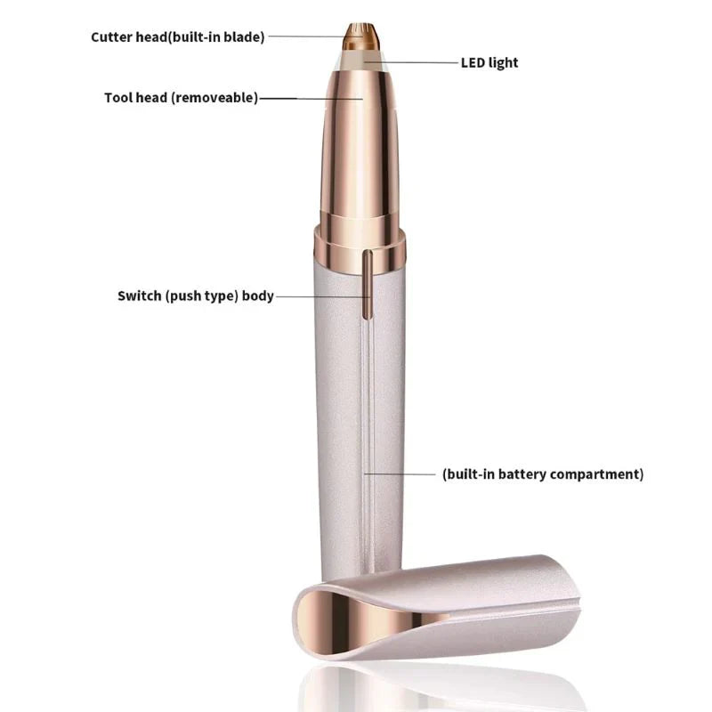BrowPen | Rimuovi peli elettrico per sopracciglia
