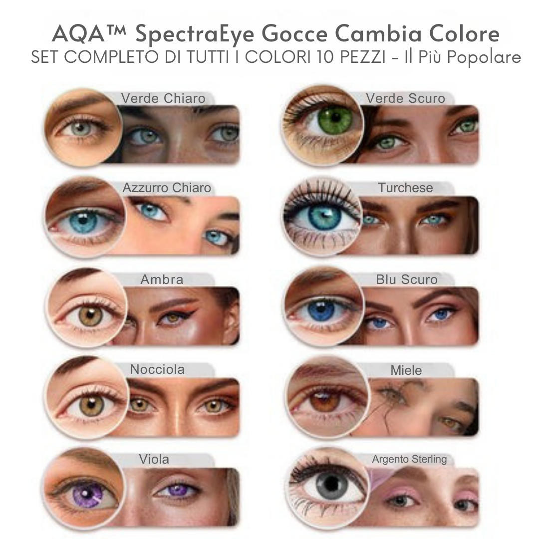 AQA™ SpectraEye - Gocce per cambiare il colore degli occhi