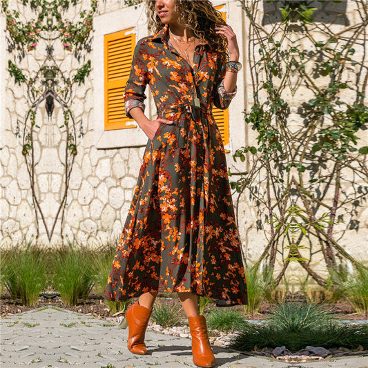 Roxana | Vestito Lungo Floreale