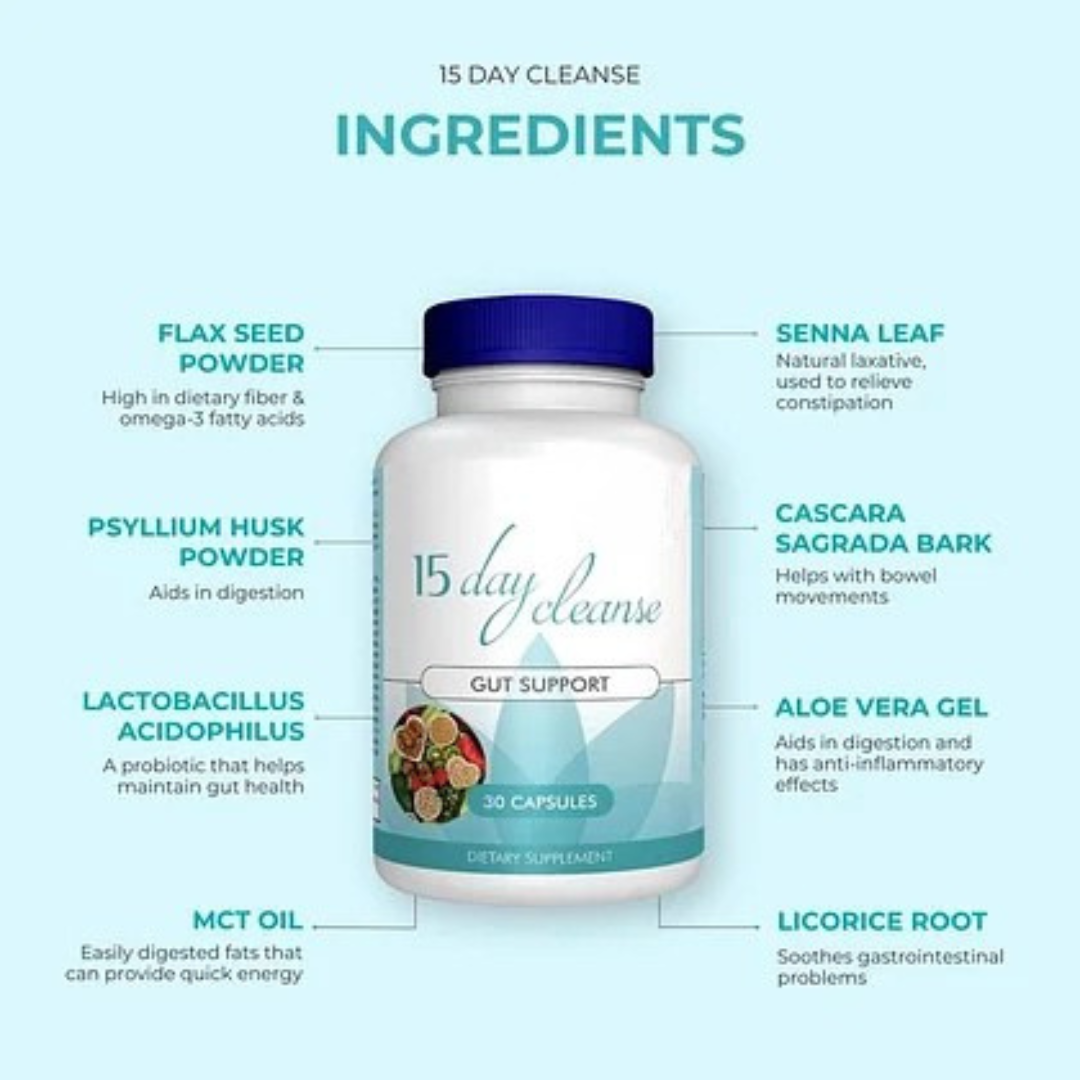 15 Day Cleanse | Integratore di Supporto Digestivo