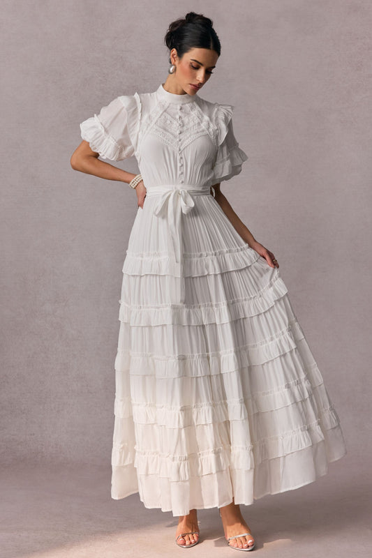 Wallis | Vestito Lungo con Volant
