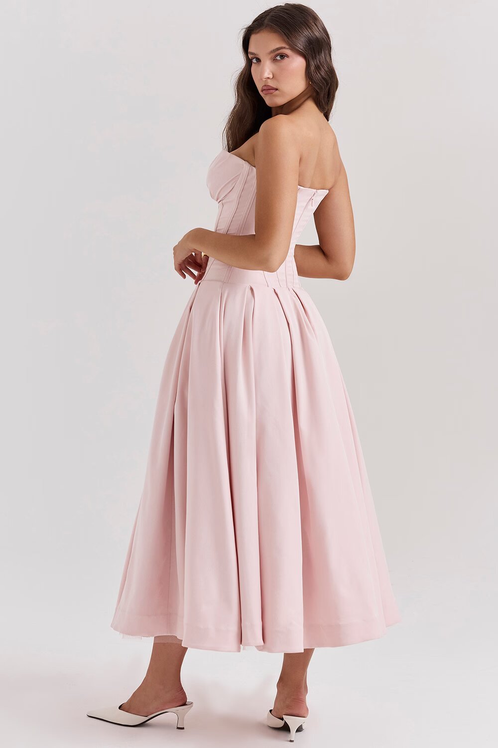 Annette | Elegante Vestito Midi stile corsetto