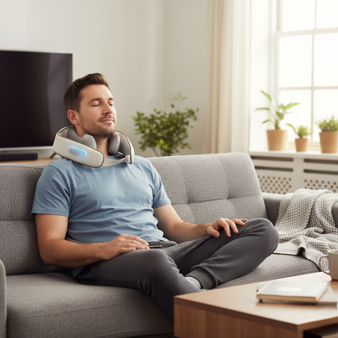 MASGRE Massaggiatore Cordless per Collo e Spalle