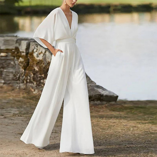 Tati™ | Elegante Tuta per Donna con Maniche Corte