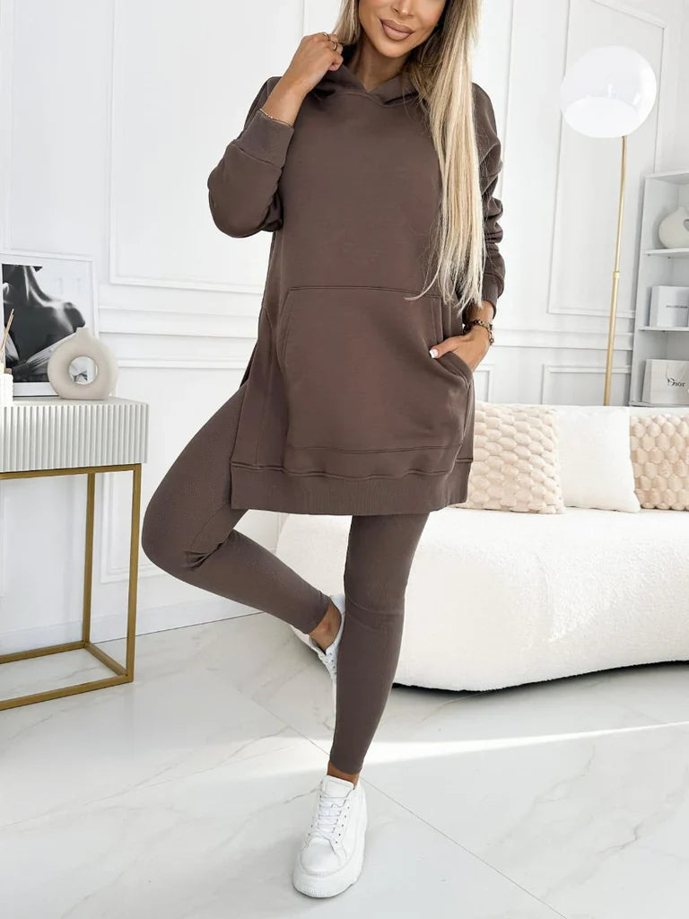 Heidi™ | Set casual a due pezzi: leggings e felpa