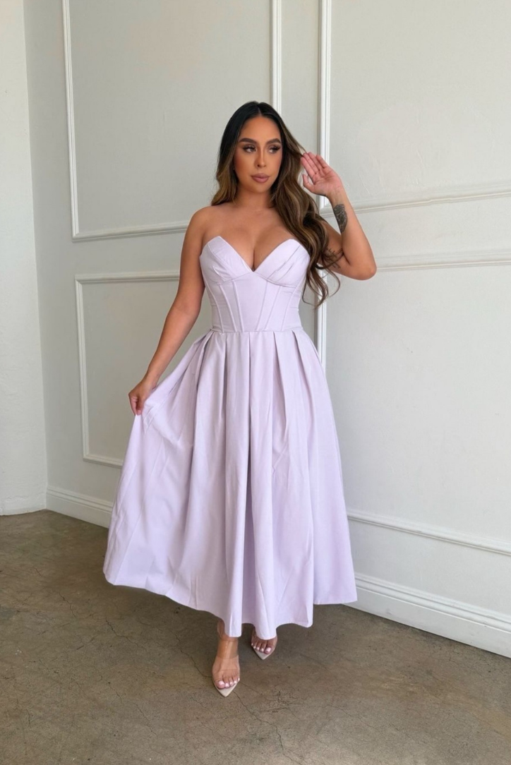 Lorelei | Abito Midi con Corsetto