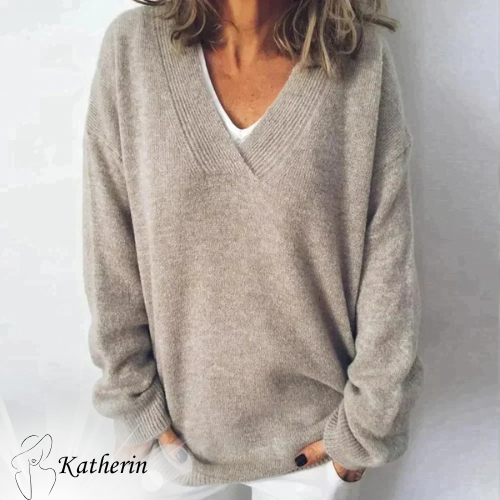 Katherin™ | Maglione con scollo a V