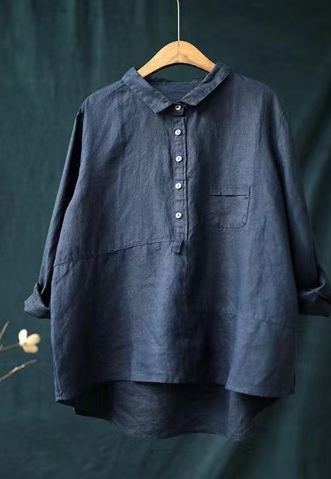 Alondra | Camicia in lino a taglio ampio