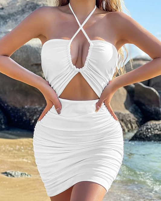 Perla | Mini Vestito Arricciato