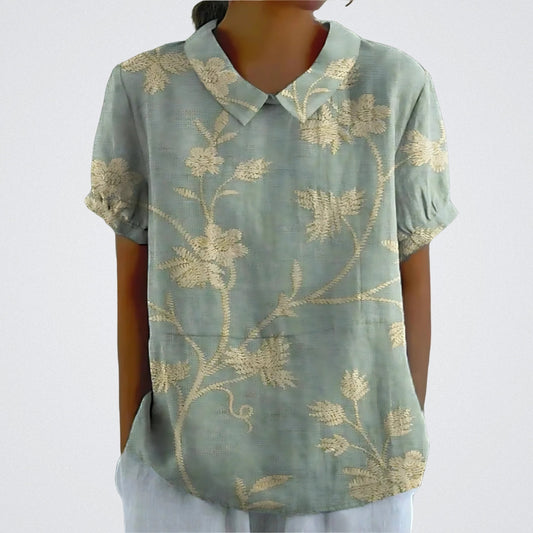 Linva | Blusa stampata con colletto