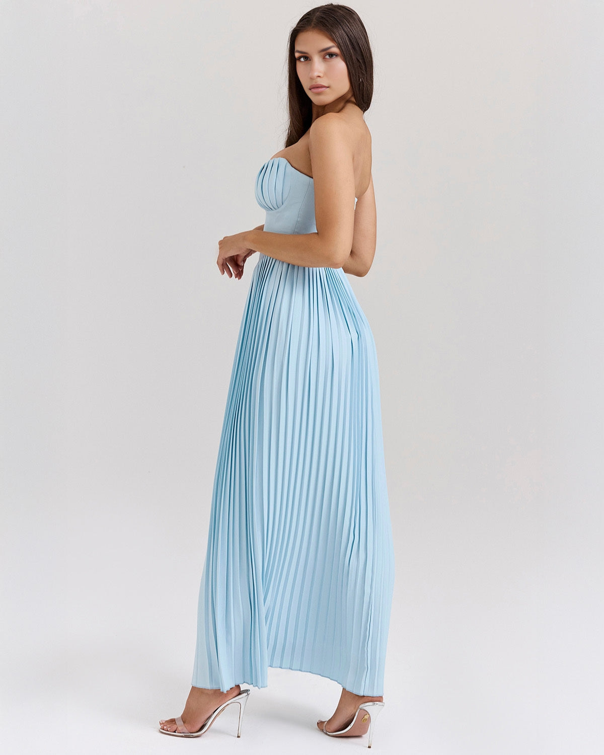 Senda | Vestito Lungo Plissettato
