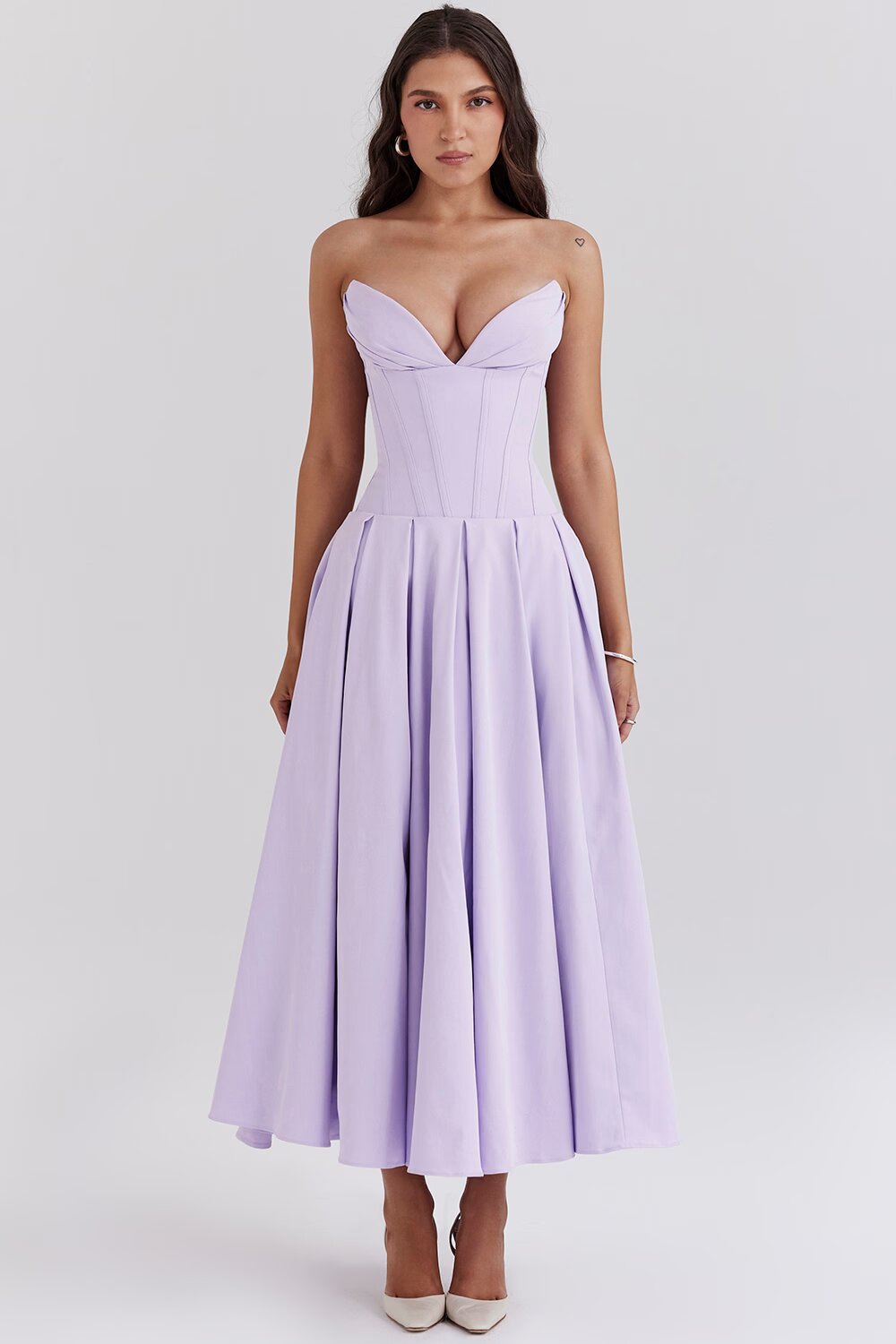 Annette | Elegante Vestito Midi stile corsetto