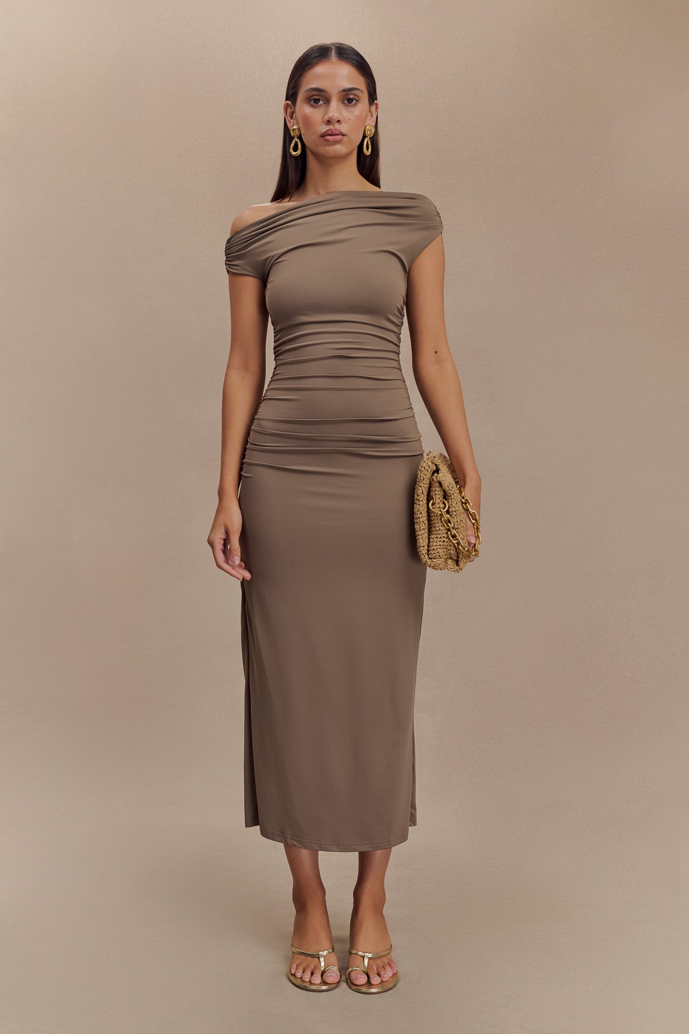 Fatima | Vestito Midi con spalle scoperte