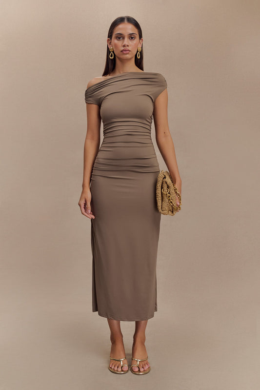 Fatima | Vestito Midi con spalle scoperte