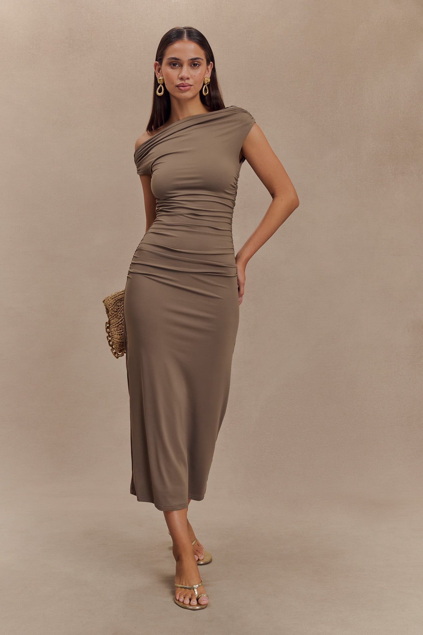 Fatima | Vestito Midi con spalle scoperte