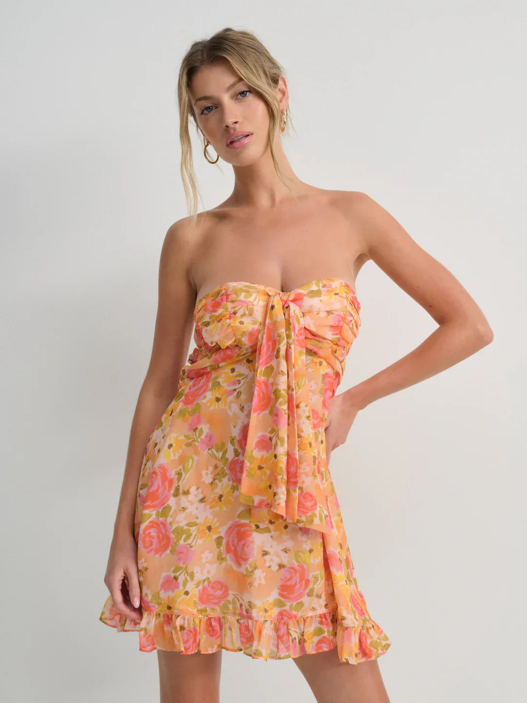 Rosaura | Abito mini floreale