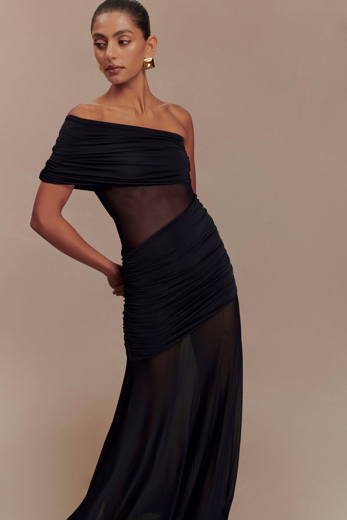Norina | Vestito Lungo a Mezzo Spalla