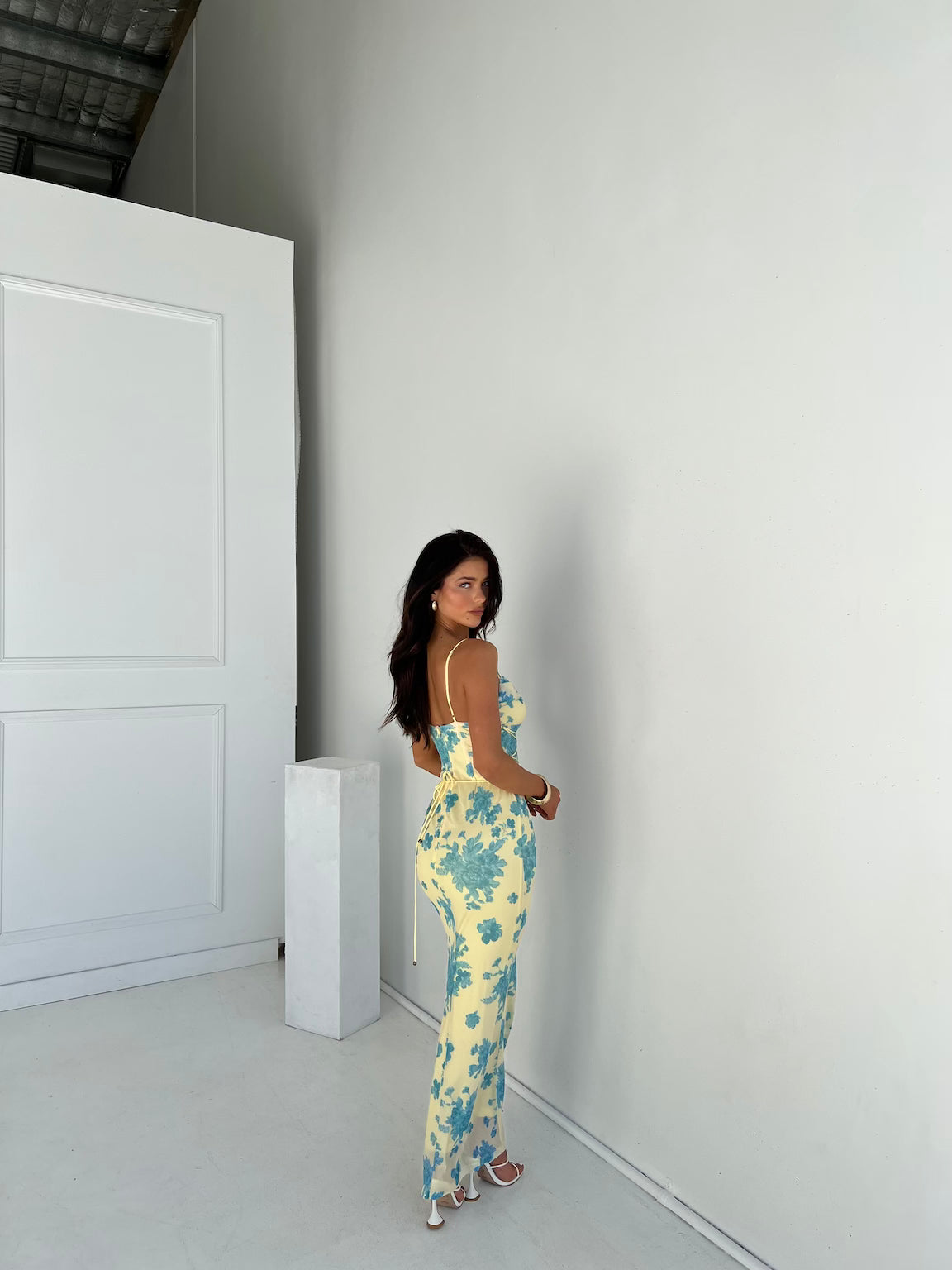 Indie | Abito Maxi Floral Senza Maniche