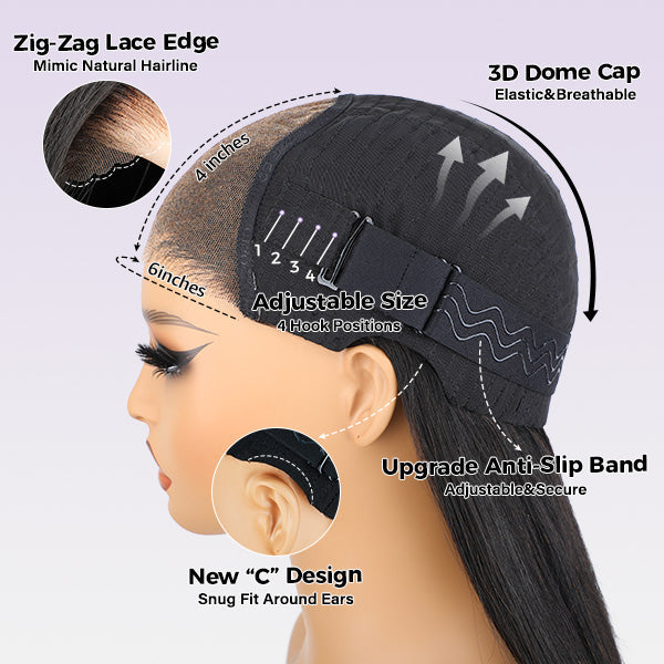 VelvetHair™ | Parrucca Liscia