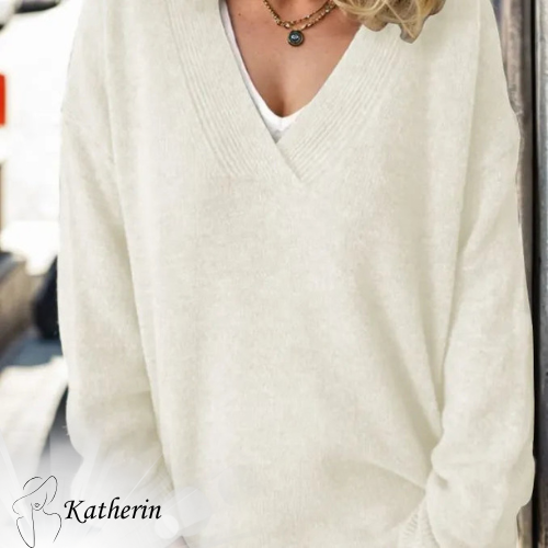 Katherin™ | Maglione con scollo a V