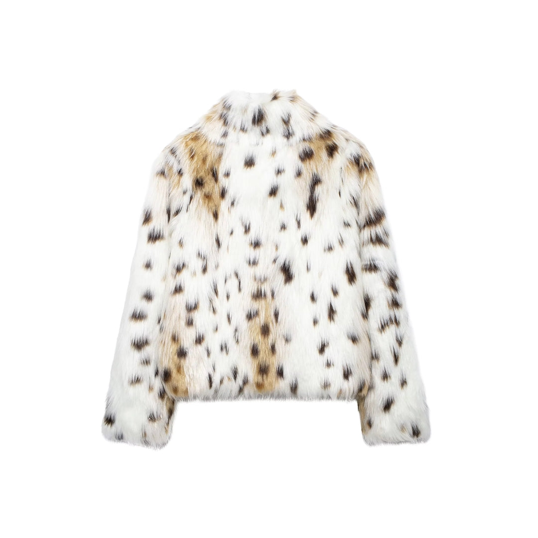 Becky™ | Giacca Leopardo in Ecopelle Corto