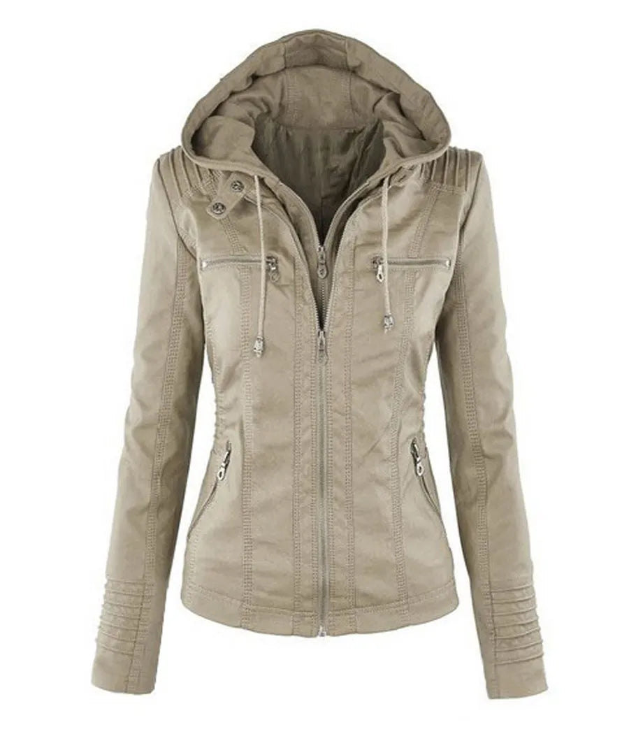 Eliana™ | Giacca di Pelle Elegante