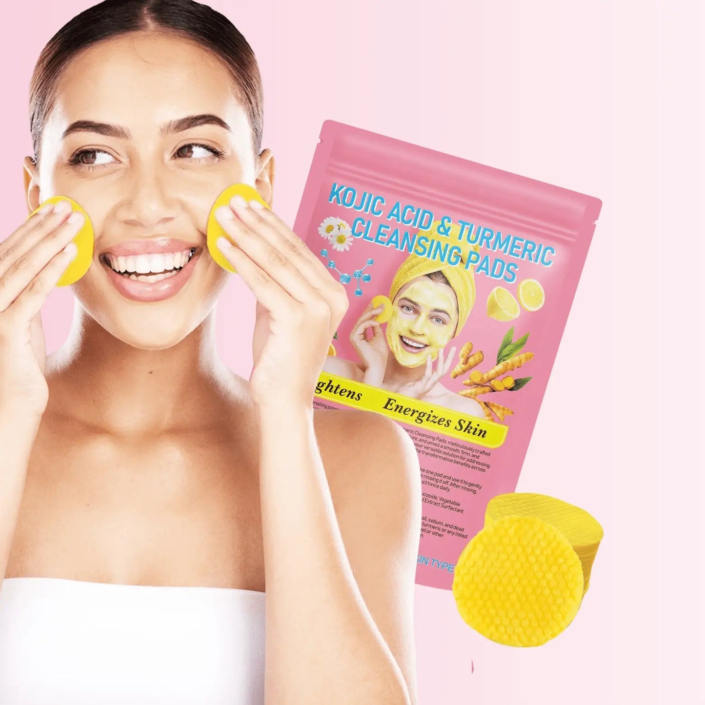 ClearTouch Pads | Dischetti detergenti con acido cogico e curcuma