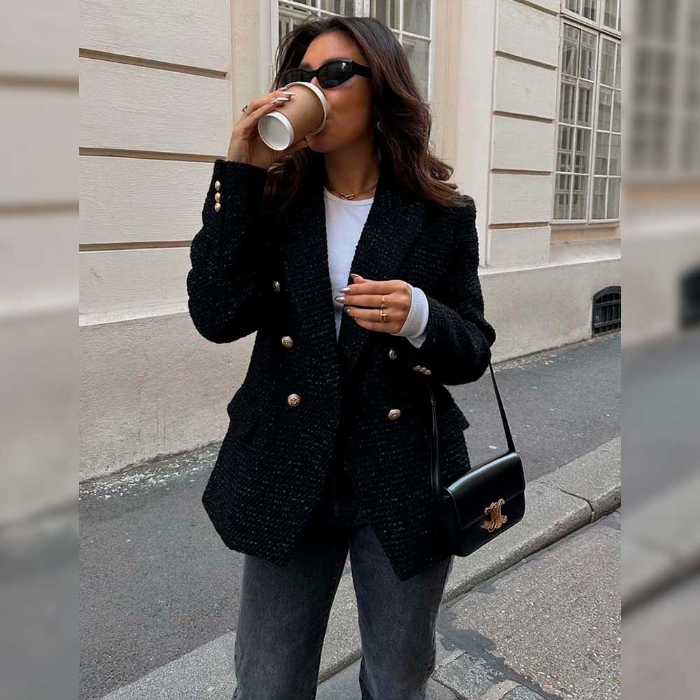 Beth | Elegante Blazer di Cucitura Fina